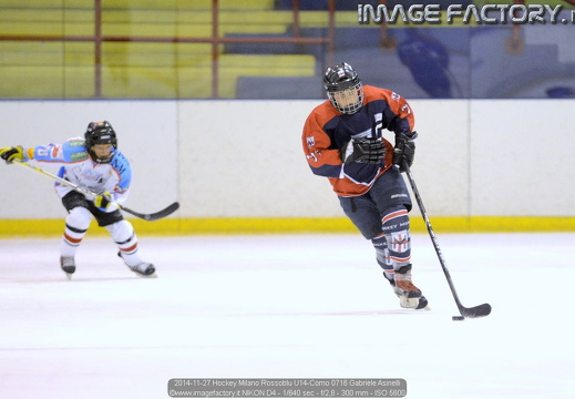 2014-11-27 Hockey Milano Rossoblu U14-Como (1-4)